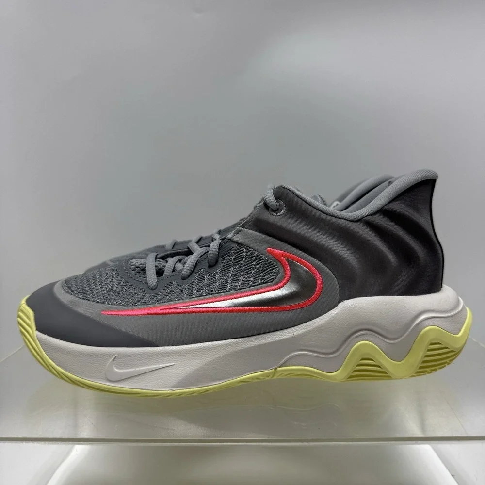 Brand New Nike Giannis Immortality 4 Gray/Red FQ3680-009 Basketball Men's 7.5